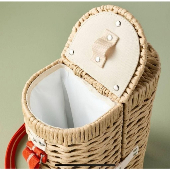 Hearth & Hand w/Magnolia Woven Bottle Carrier - Picture 3 of 9